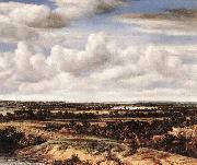 KONINCK, Philips, Panorama View of Dunes and a River g